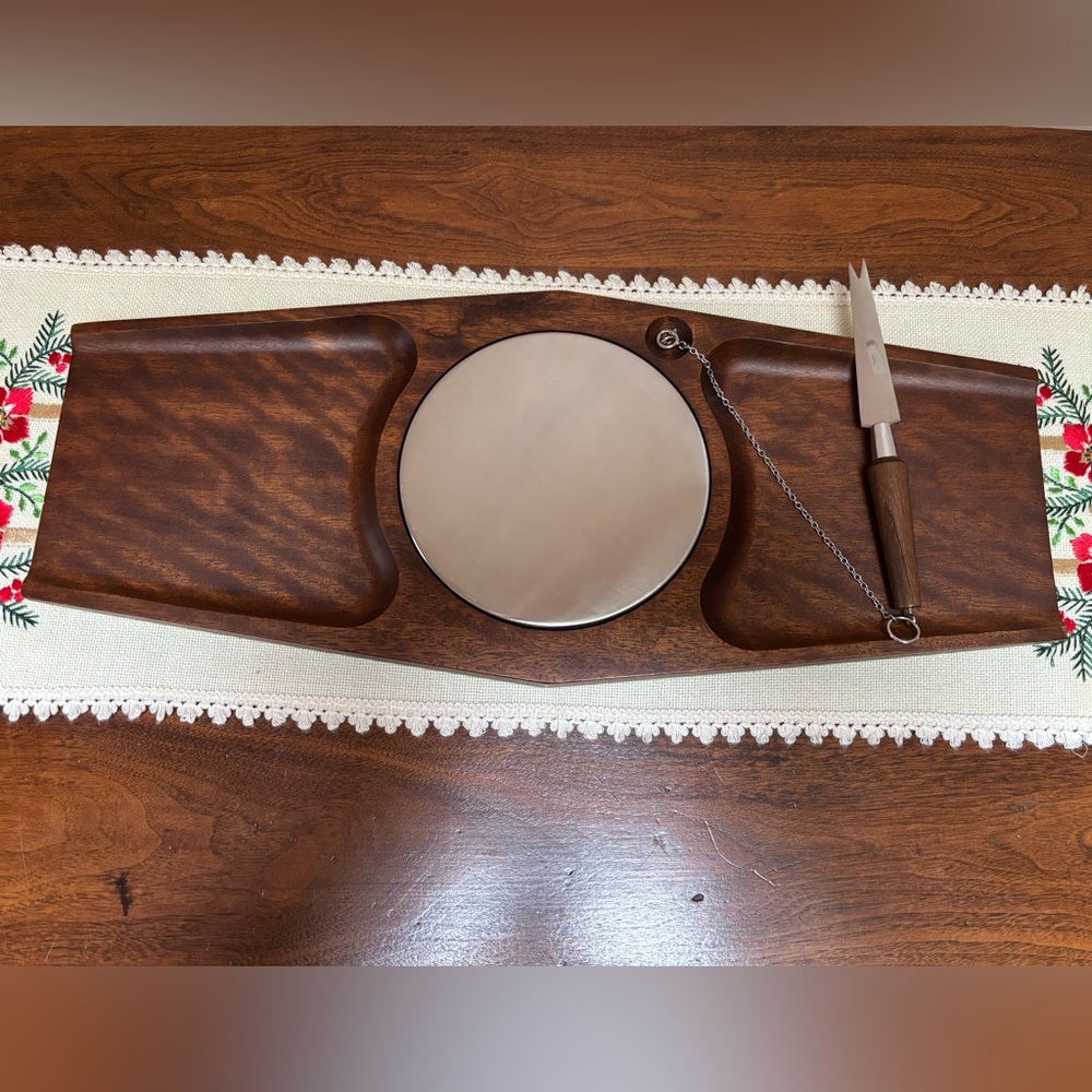 Vintage Serv Wood by Styson Cheese Board.